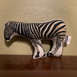 The Land of Nod Mu Zebra 🦓Throw Pillow